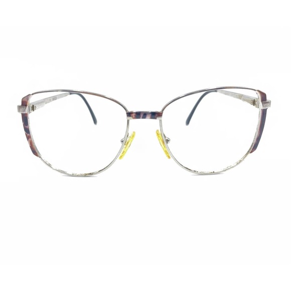 Gucci GG 2243 25V Silver Brown Black Tortoise Eyeglasses Frames 51-16 130 Italy - Picture 6 of 12